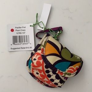 Vera Bradley pacifier pod NWT